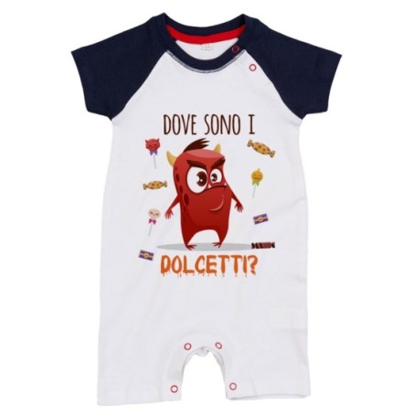 Pagliaccetto neonato mostriciattolo dove sono i dolcetti?