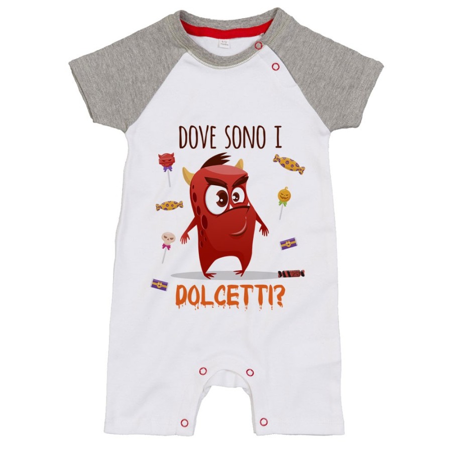 Pagliaccetto neonato mostriciattolo dove sono i dolcetti? Halloween