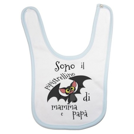 Bavaglino neonato sono il pipistrellino di mamma e papà