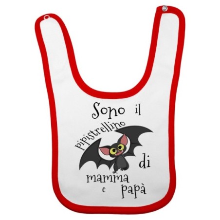 Bavaglino neonato sono il pipistrellino di mamma e papà Halloween