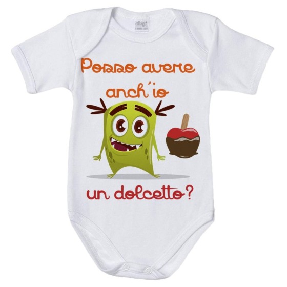 Body neonato posso avere anch'io un dolcetto? Halloween