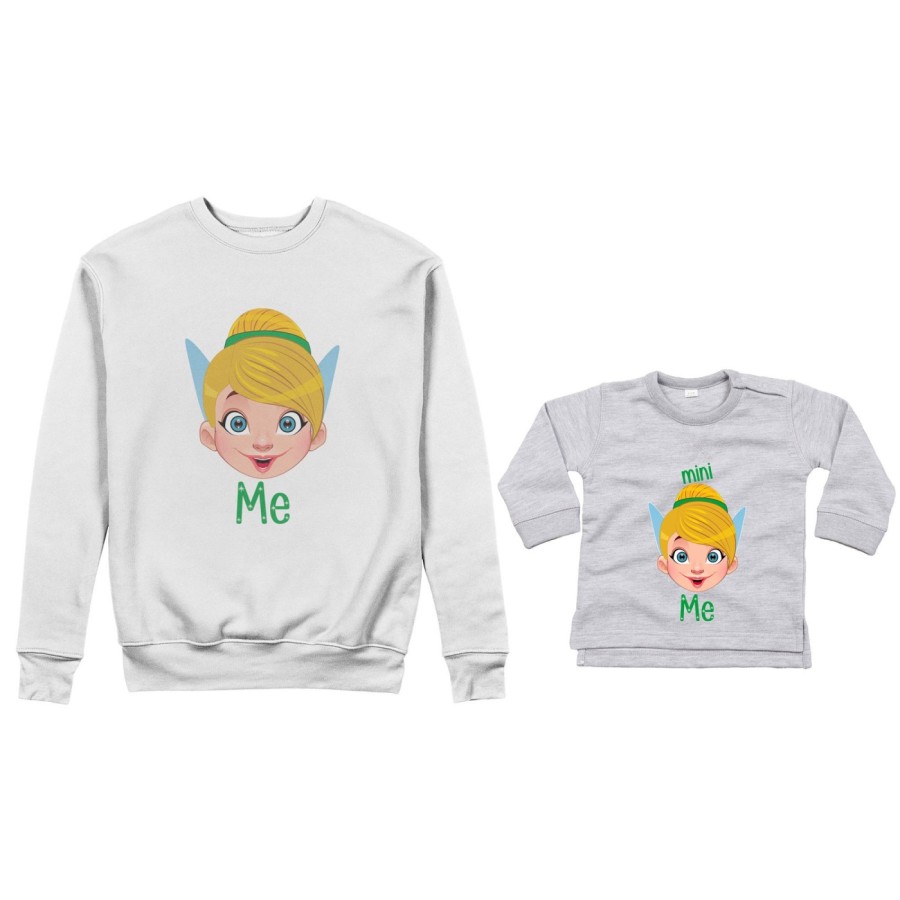 Coordinato felpe o body lupetto neonata madre figlia me trilly mini trilly Per la mamma