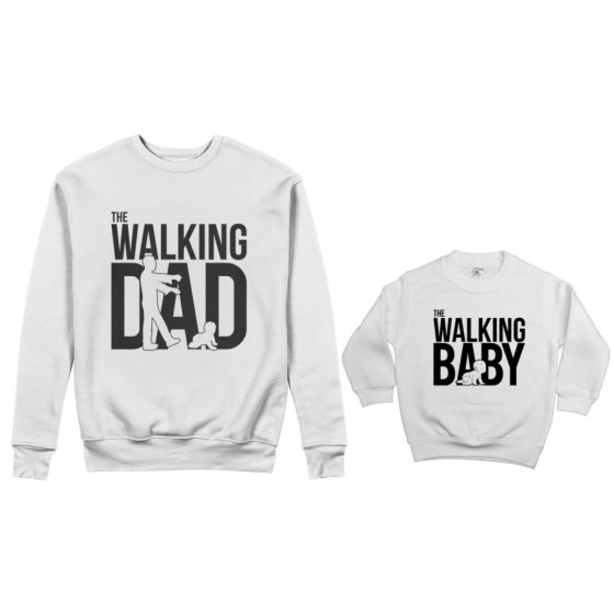 Coordinato felpe padre figlio the walking dad the walking baby Per il papà 2