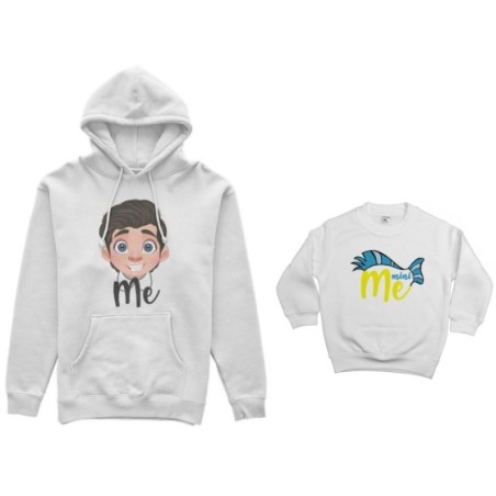 Coordinato felpe padre figlio me erik mini flounder Per il papà