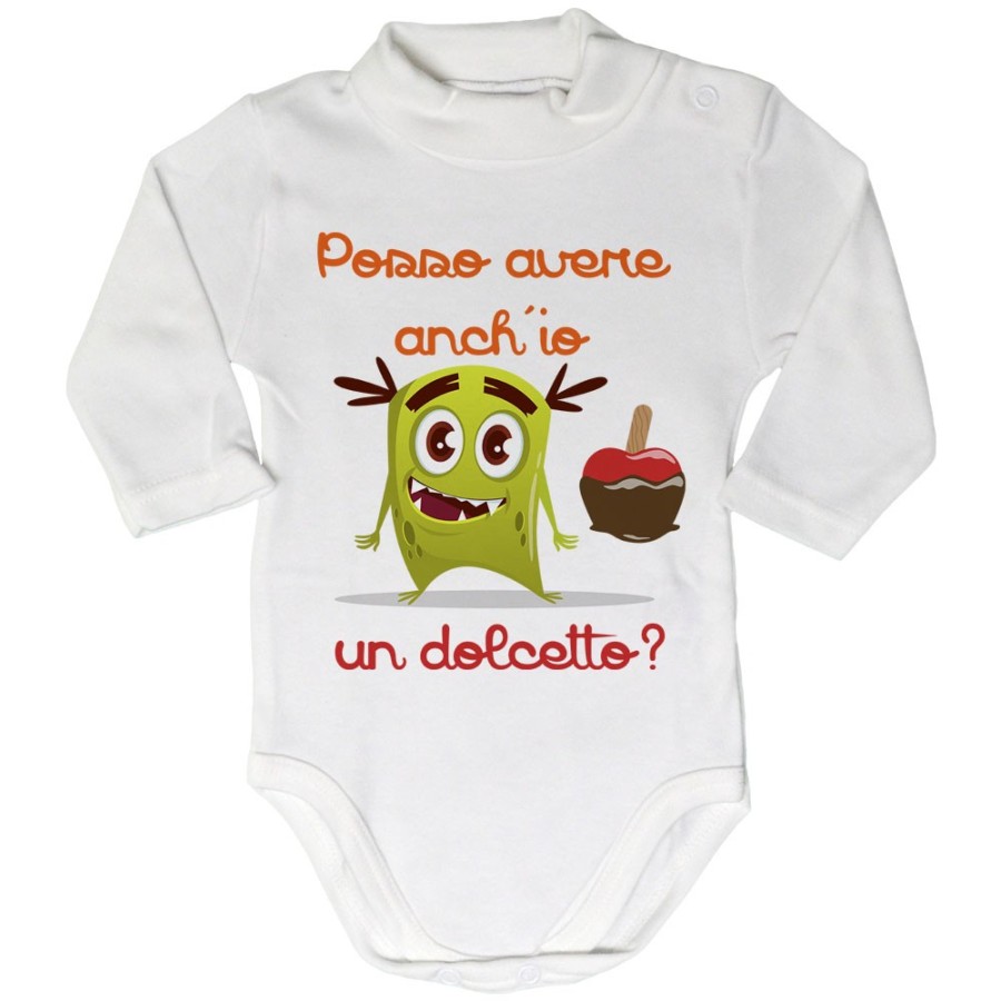 Body lupetto neonato posso avere anch'io un dolcetto? Halloween