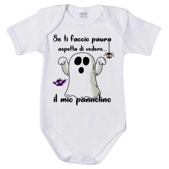 Body neonato se ti faccio paura aspetta di vedere il mio pannolino Halloween
