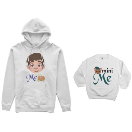 Coordinato felpe padre figlia me principe azzurro mini...