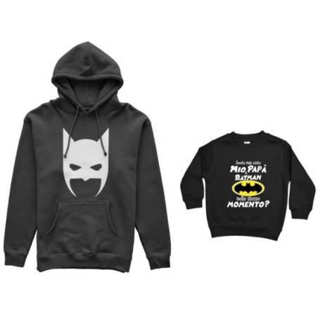 Coordinato felpe padre figlio avete mai visto batman e...