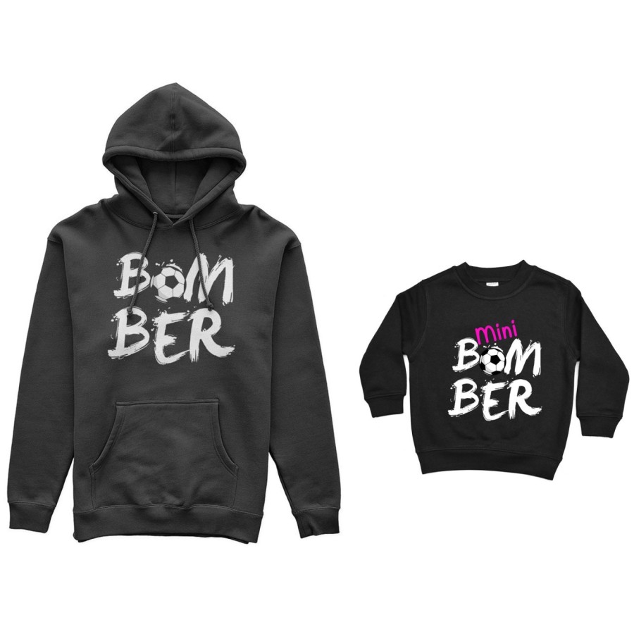 Coordinato felpe padre figlio bomber mini bomber Per il papà