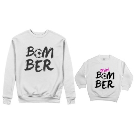 Coordinato felpe padre figlio bomber mini bomber Per il papà