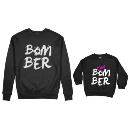 Coordinato felpe padre figlio bomber mini bomber Per il papà