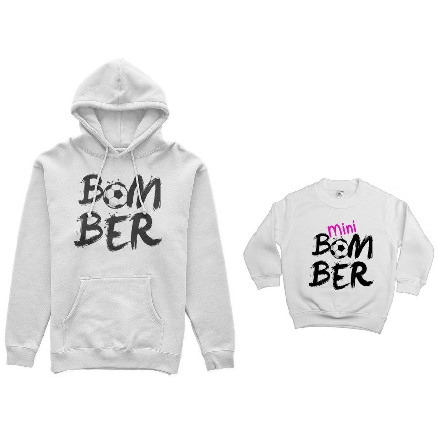 Coordinato felpe padre figlio bomber mini bomber Per il papà