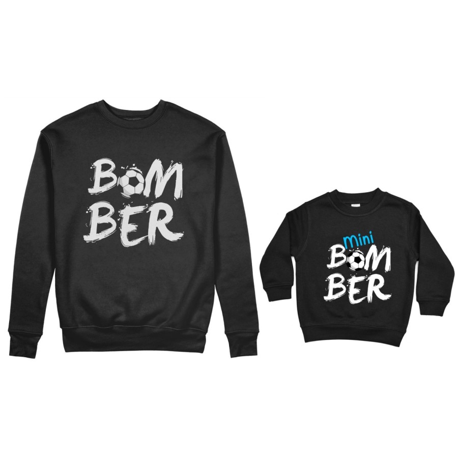 Coordinato felpe padre figlio bomber mini bomber Per il papà