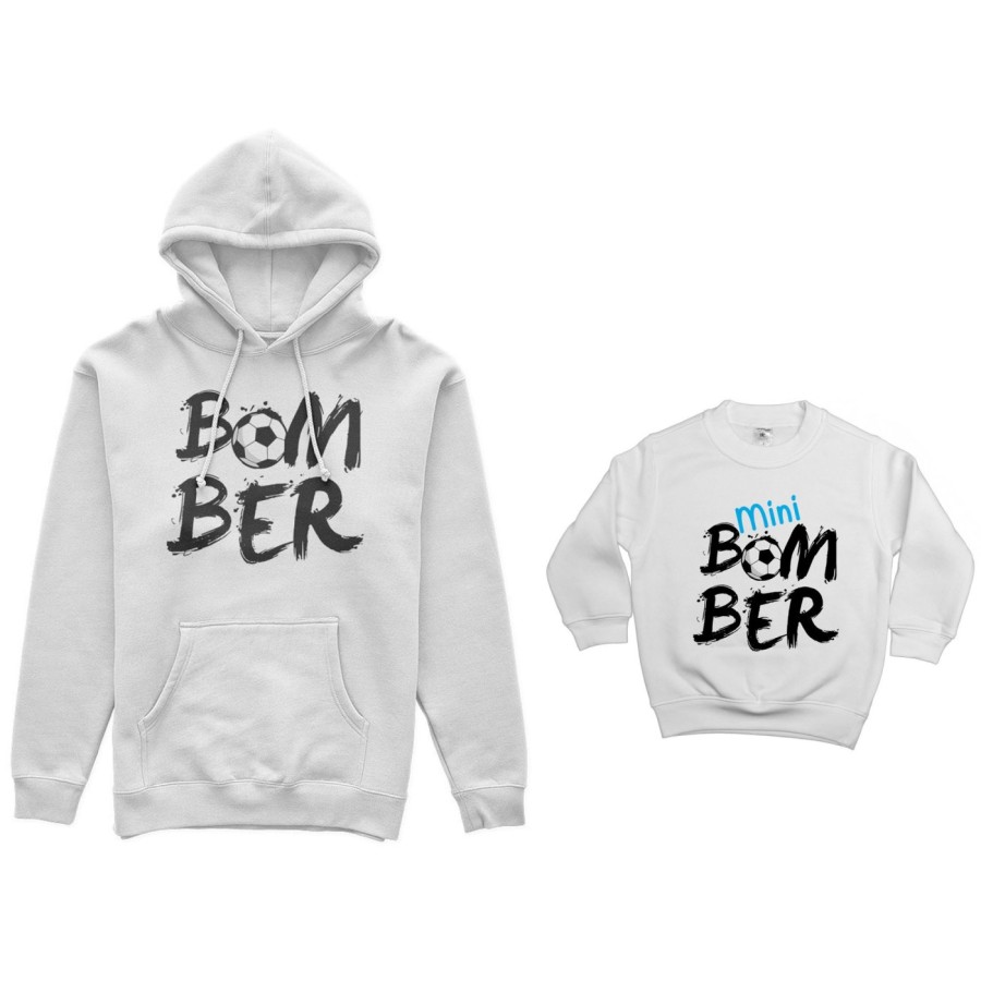 Coordinato felpe padre figlio bomber mini bomber Per il papà