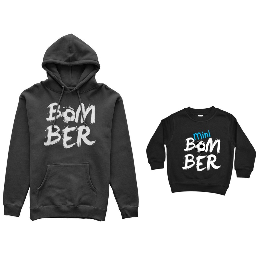 Coordinato felpe padre figlio bomber mini bomber Per il papà