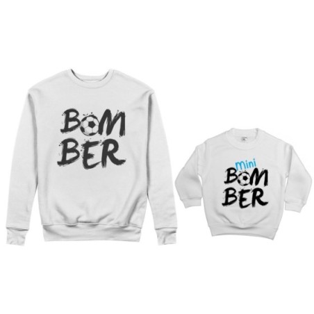 Coordinato felpe padre figlio bomber mini bomber Per il papà