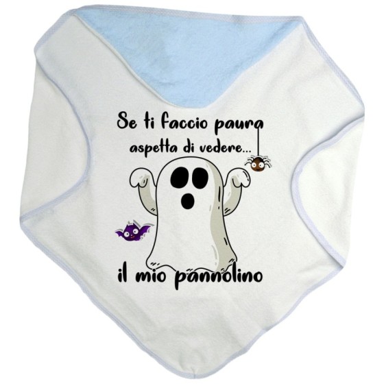 Accappatoio neonato se ti faccio paura aspetta di vedere il mio pannolino Halloween