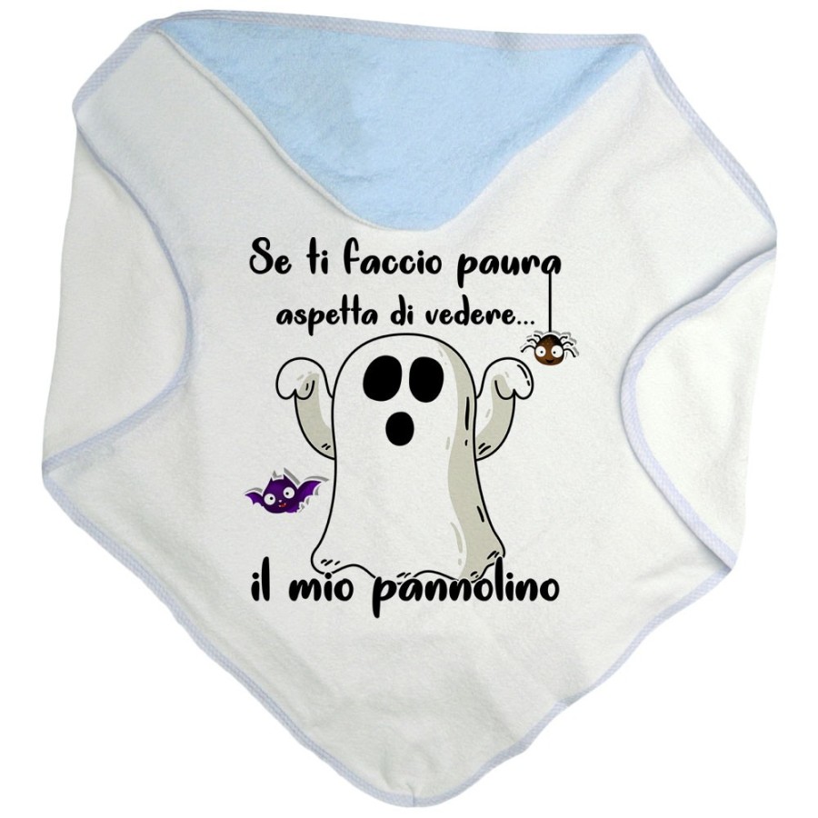 Accappatoio neonato se ti faccio paura aspetta di vedere il mio pannolino Halloween
