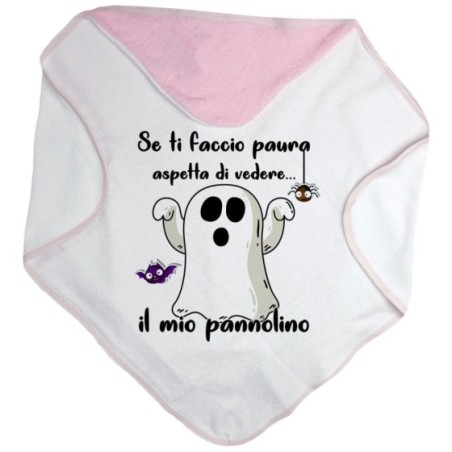 Accappatoio neonato se ti faccio paura aspetta di vedere il mio pannolino Halloween