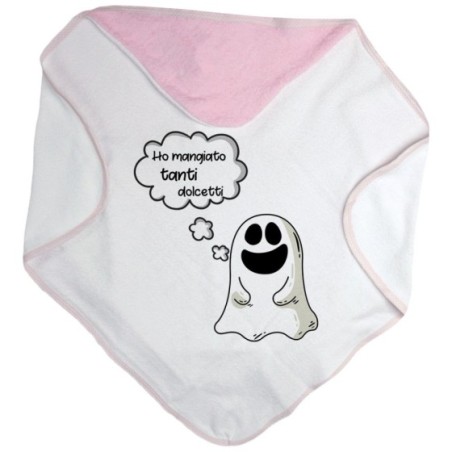 Accappatoio neonato ho mangiato troppi dolcetti Halloween