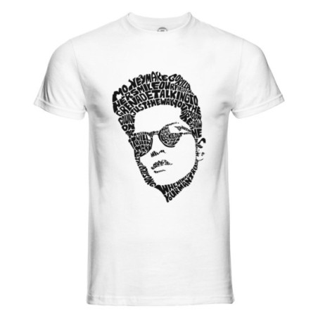 Maglia uomo il ritratto delle canzoni di bruno