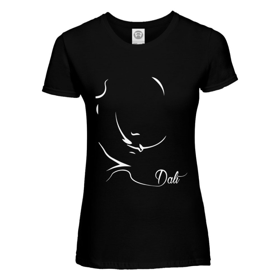 T-shirt donna ritratto di dalì Icon