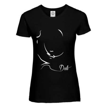 T-shirt donna ritratto di dalì Icon