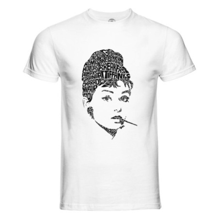 Maglia uomo il ritratto dei film di audrey