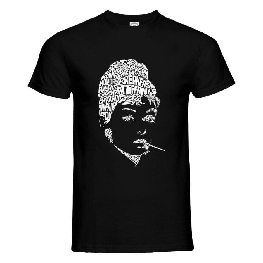 Maglia uomo il ritratto dei film di audrey Icon