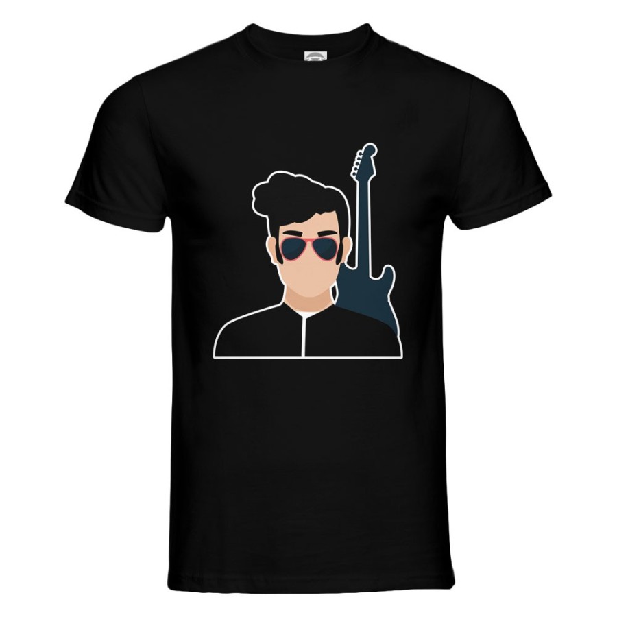 T-shirt uomo il ritratto di elvis Icon