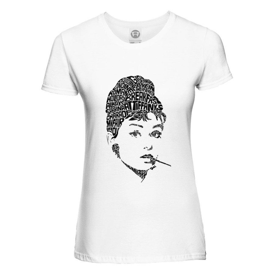 Maglia donna il ritratto dei film di audrey Icon