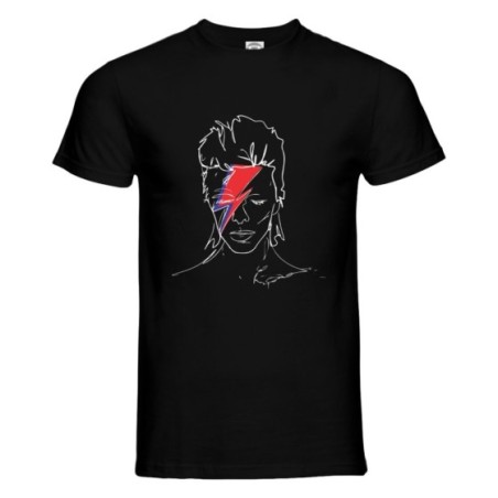 Maglia uomo david bowie stilizzato
