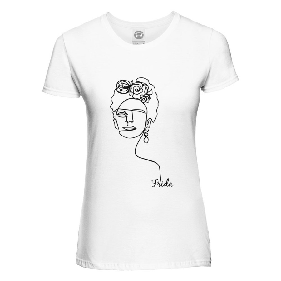 Maglia donna frida kahlo stilizzata Icon