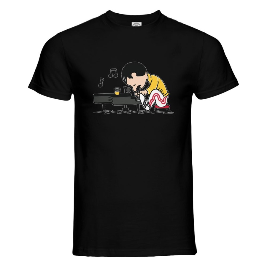 Maglia uomo freddie suona il piano Icon