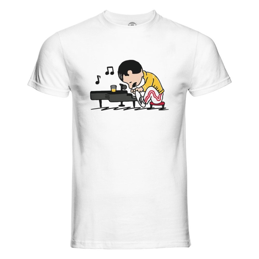 Maglia uomo freddie suona il piano Icon
