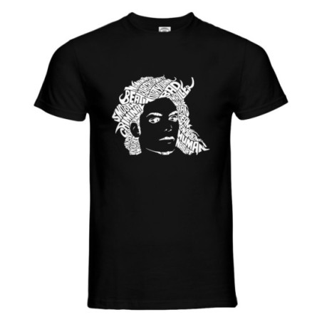T-shirt uomo il ritratto delle canzoni di michael Icon