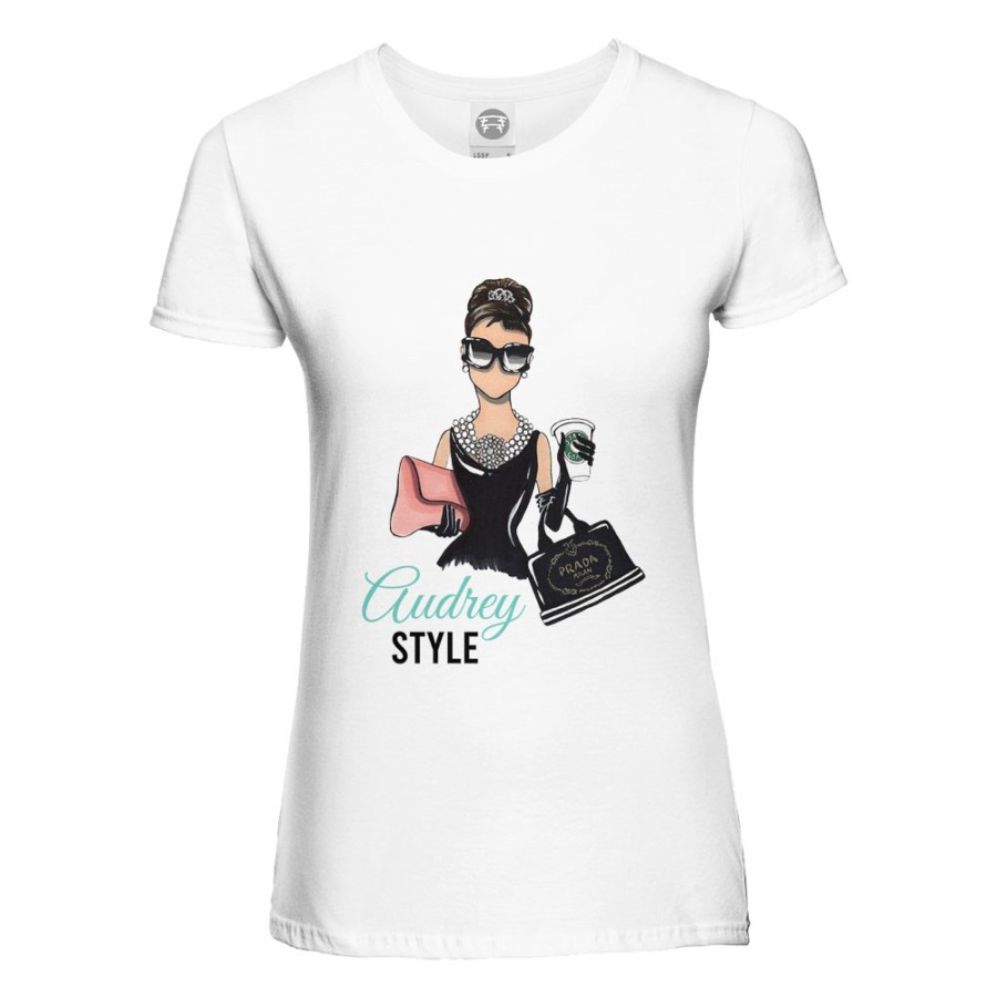 T-shirt donna lo stile di audrey Icon