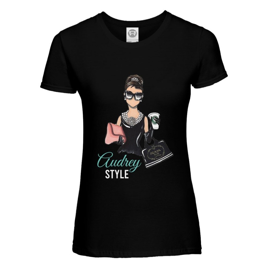 T-shirt donna lo stile di audrey Icon