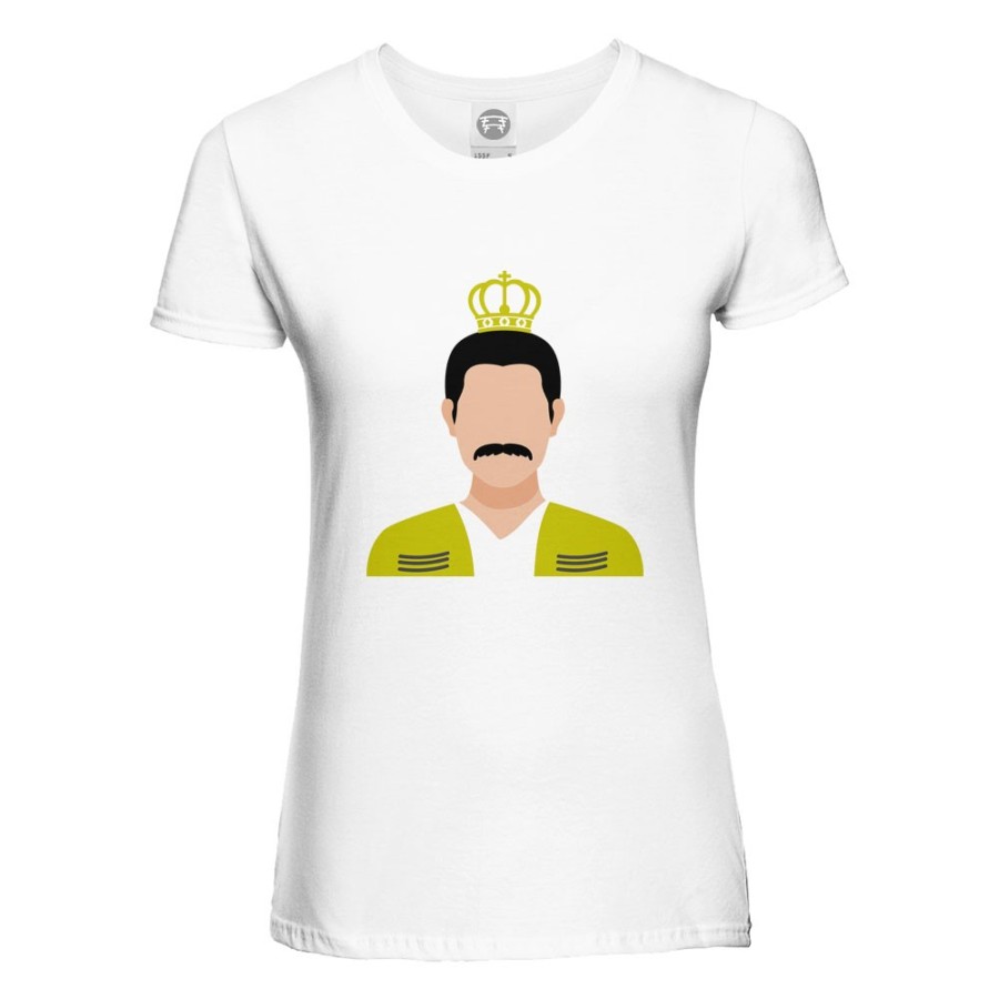 T-shirt donna il ritratto di freddie Icon