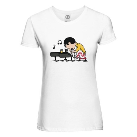 Maglia donna freddie suona il piano