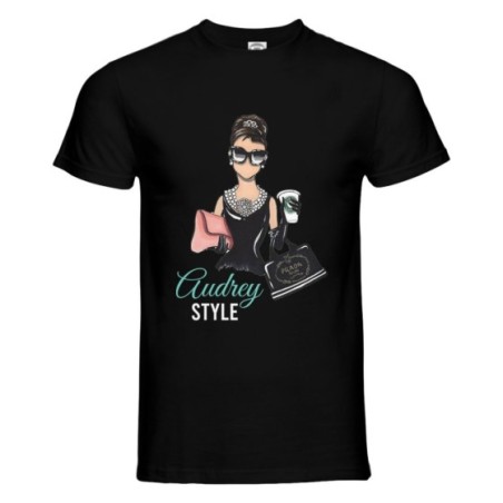 T-shirt uomo lo stile di audrey