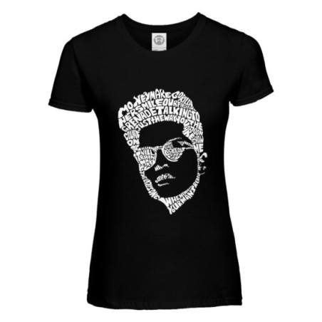 Maglia donna il ritratto delle canzoni di bruno