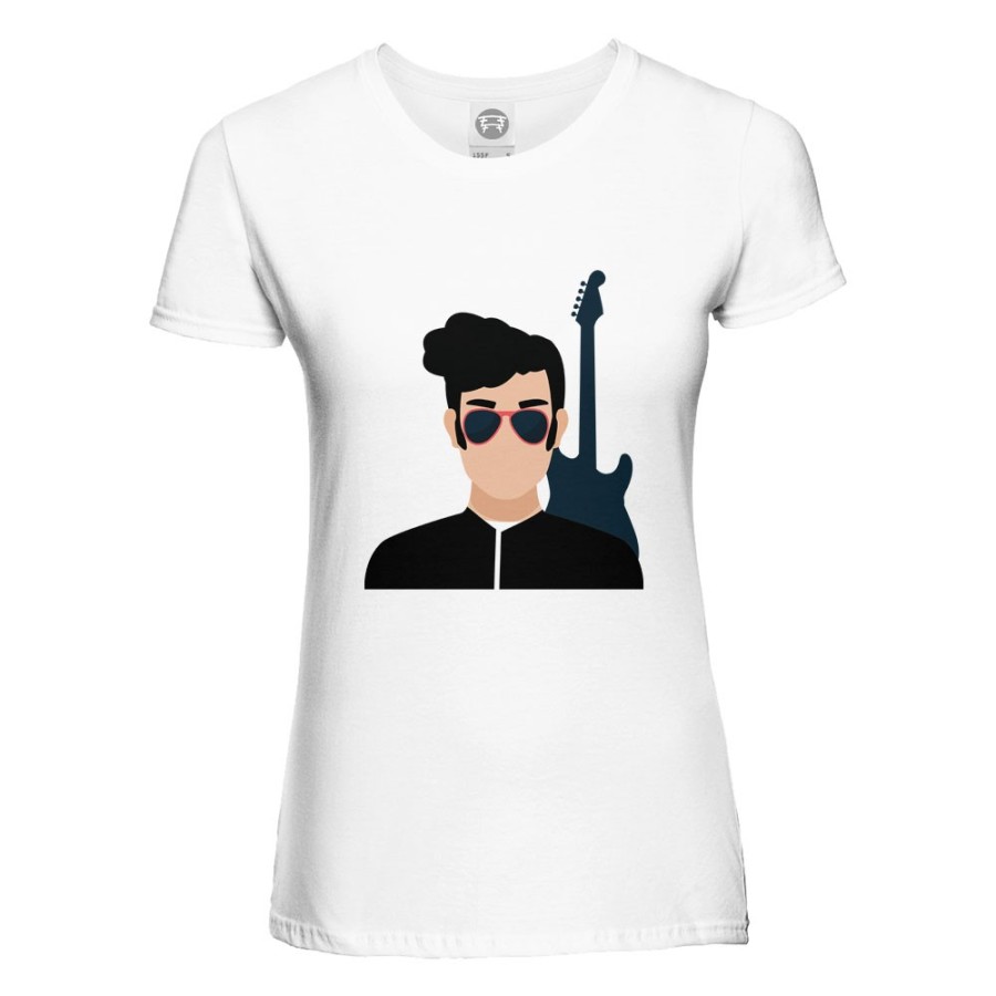 T-shirt donna il ritratto di elvis Icon