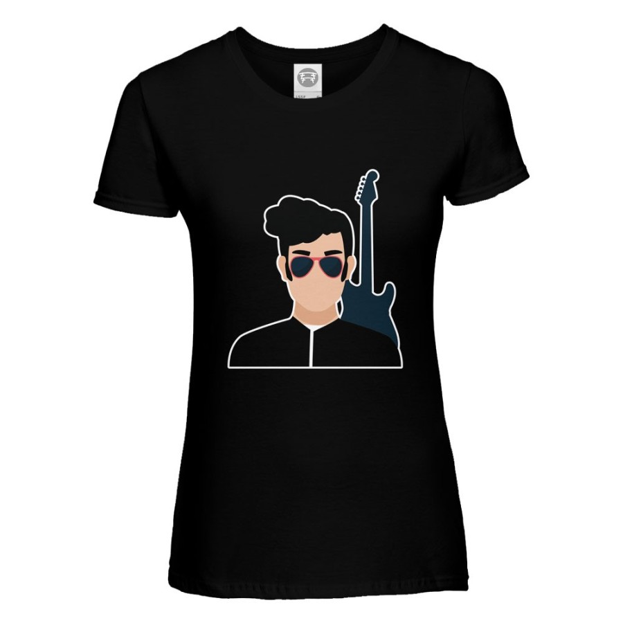 T-shirt donna il ritratto di elvis Icon