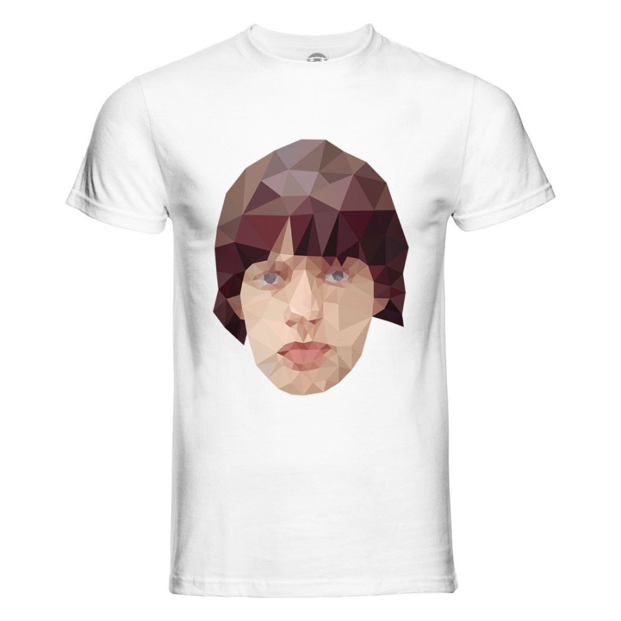 T-shirt uomo young mick jagger poligonal Icon