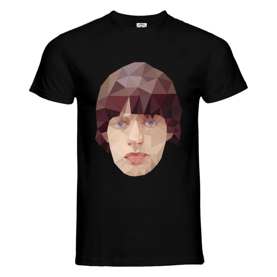 T-shirt uomo young mick jagger poligonal Icon