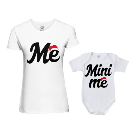 Coordinato t-shirt body madre figlio personalizzabile con...