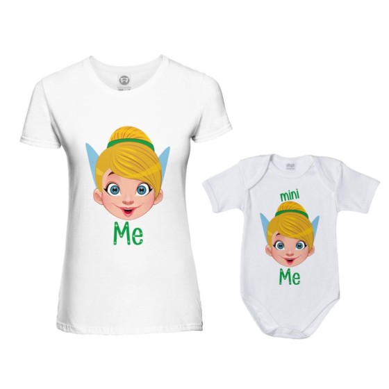 Coordinato t-shirt e body neonata madre figlia me trilly mini trilly Per la mamma