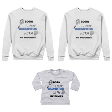 Tris felpe adulti neonato o body lupetto neonato born to...