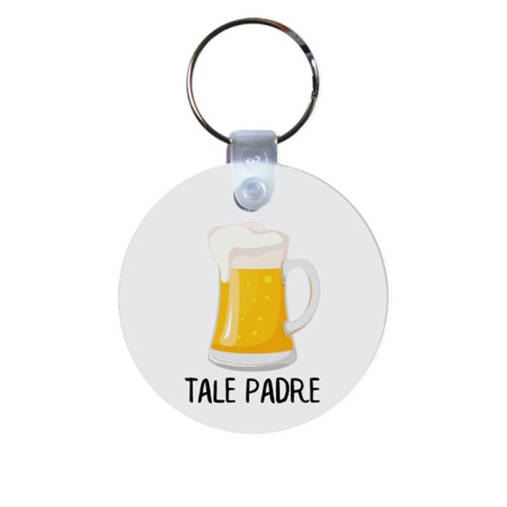 Portachiavi tale padre con boccale di birra Per il papà